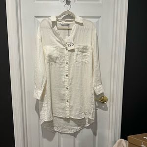 Zara shirt dress
